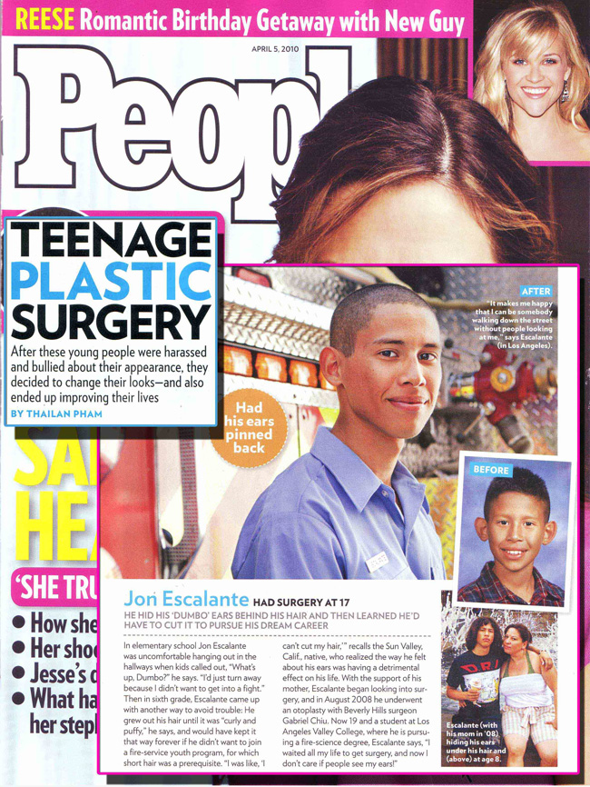 Article: TEENAGE PLASTIC SURGERY