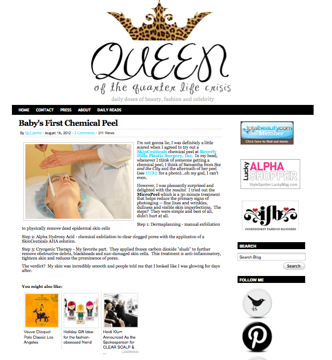 Article: Queen of the Quarter Life Crisis